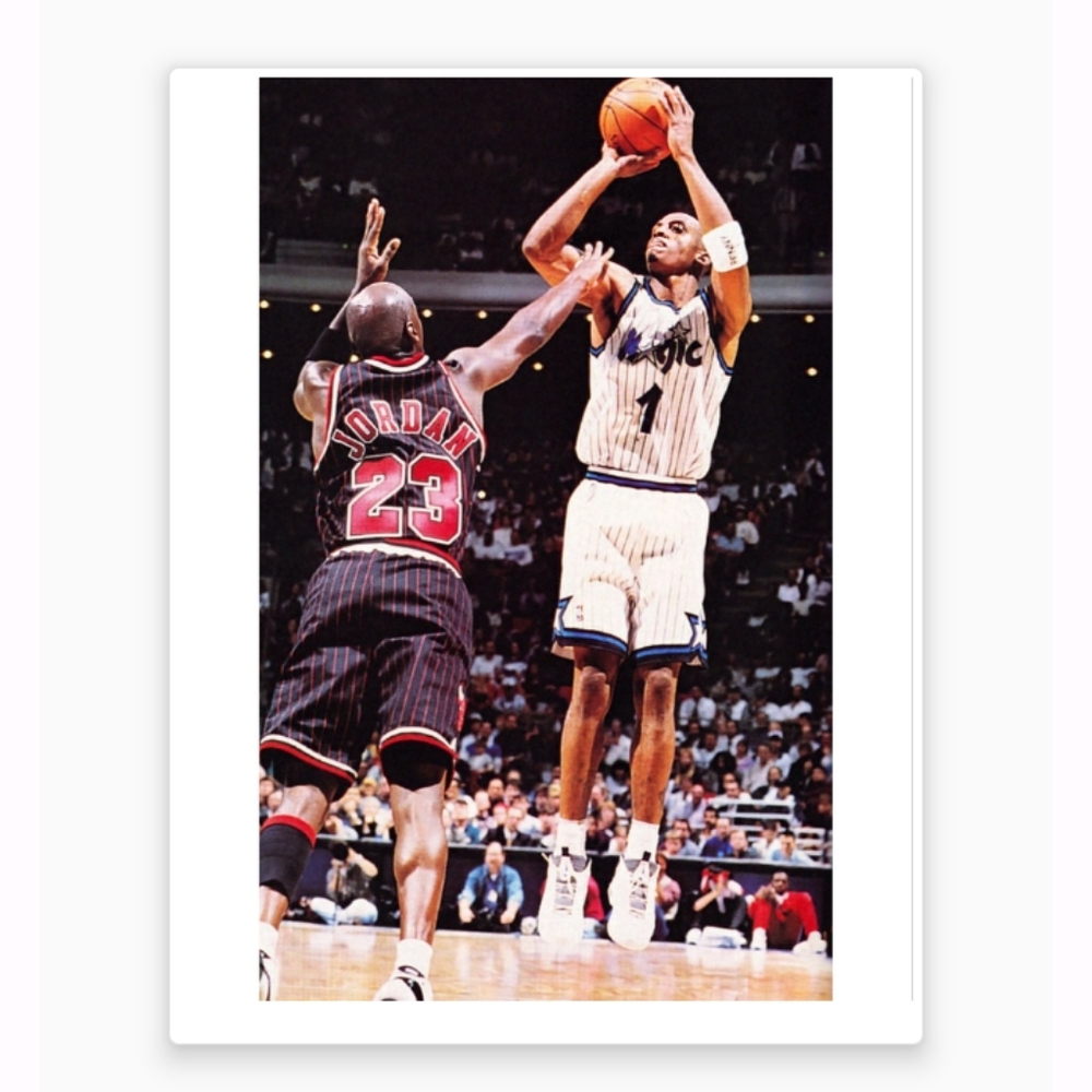 PENNY HARDAWAY OLD SCHOOL MAGIC 8.5x11 REPRINT 5 POSTER ULTRA GLOSSY BUNDLE SET!